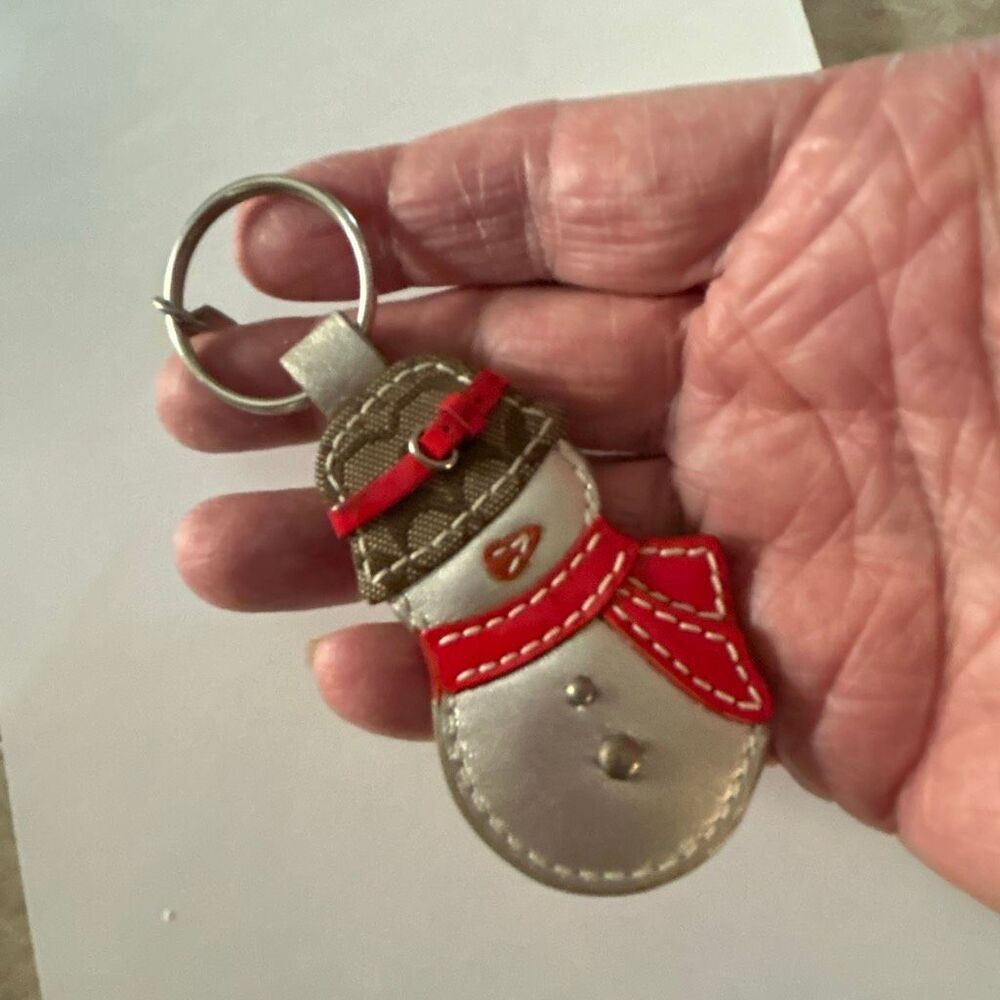 COACH Snowman Keychain - Picture 4 of 5